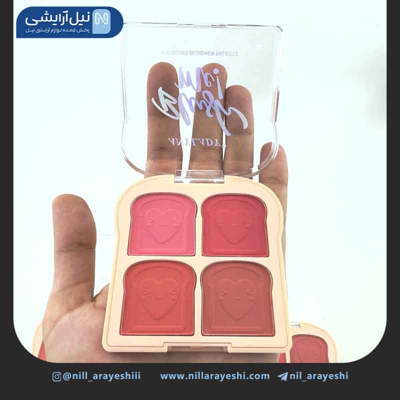 پالت رژگونه چهار رنگ آنی لیدی کد 953 — تصویر ۳