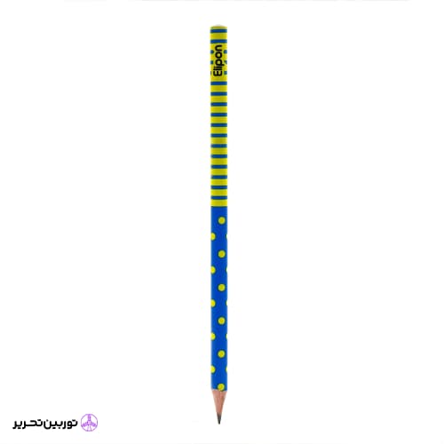 مداد مشکی فانتزی گرد polka (الیپون)