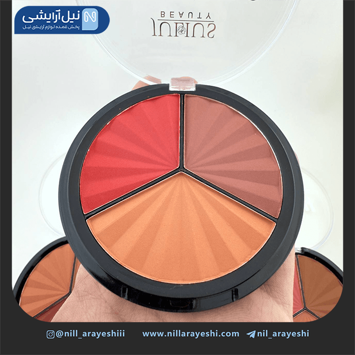 رژگونه سه رنگ ژولیوس بیوتی کد jl230 — تصویر ۳
