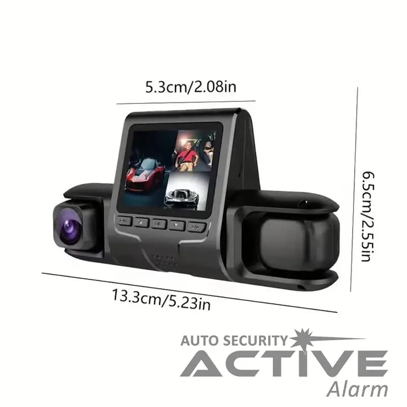 دوربین ثبت وقایع خودرو سه دوربین مدل DA-T203 — تصویر ۸