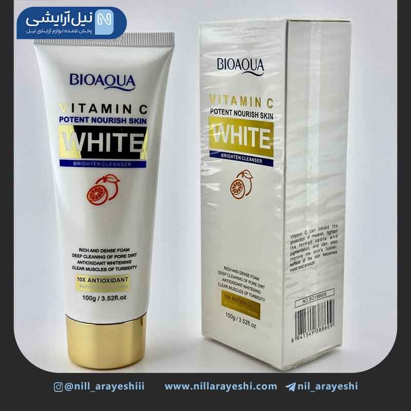 کلینزر صورت تیوپی ویتامین سی بیوآکوا 100 گرم کد BQY88609