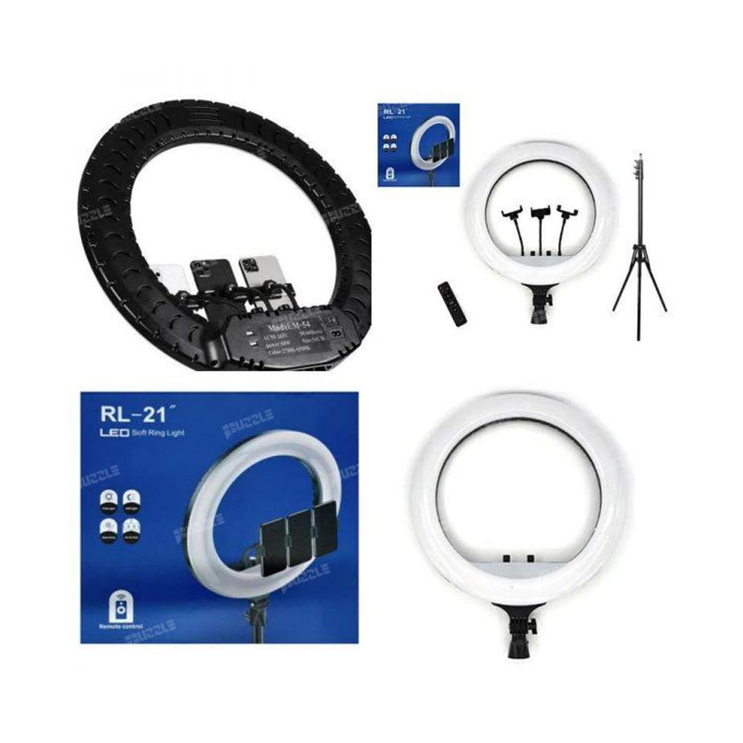 رینگ لایت پایه دار مدل Ring Light RL-21 — تصویر ۲