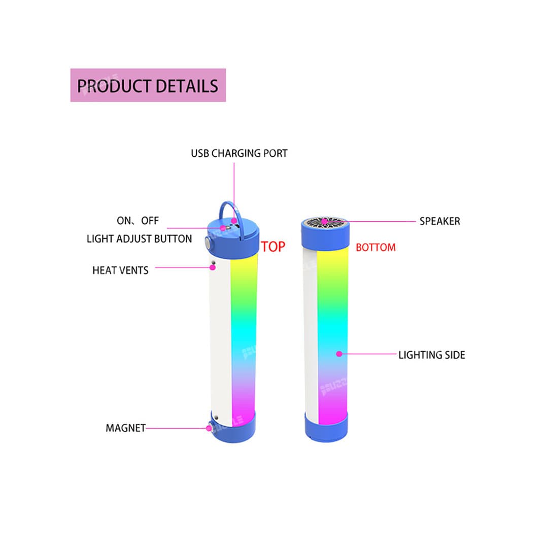 اسپیکر لایت دار طرح باتوم مدل CP018 — تصویر ۵