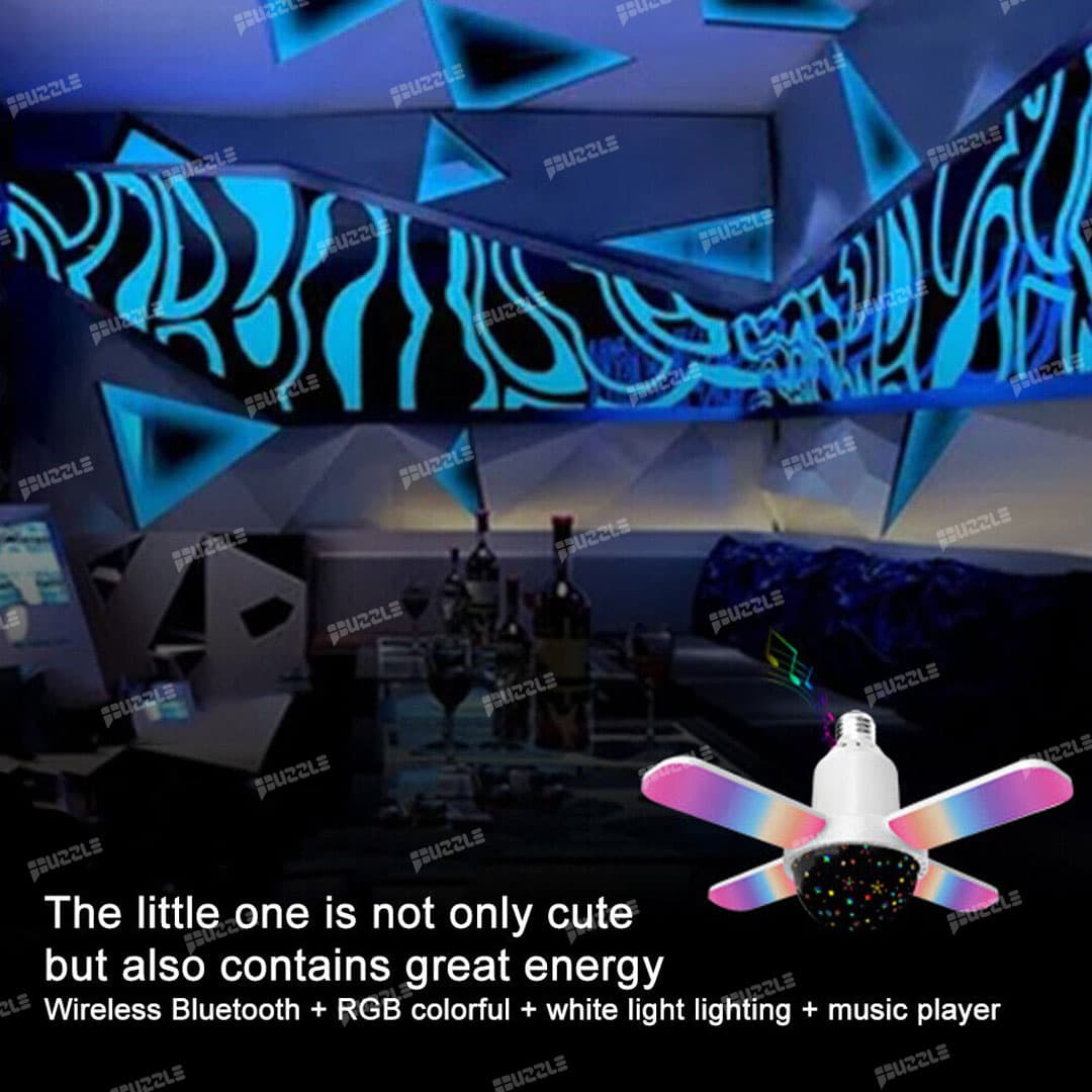 لامپ موزیکال و رقص نور مدل led deformation music lamp — تصویر ۴