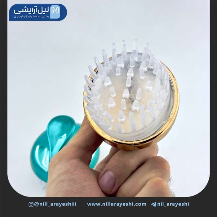 سرشور دسته دار رنگی آیینه ای براق — تصویر ۲
