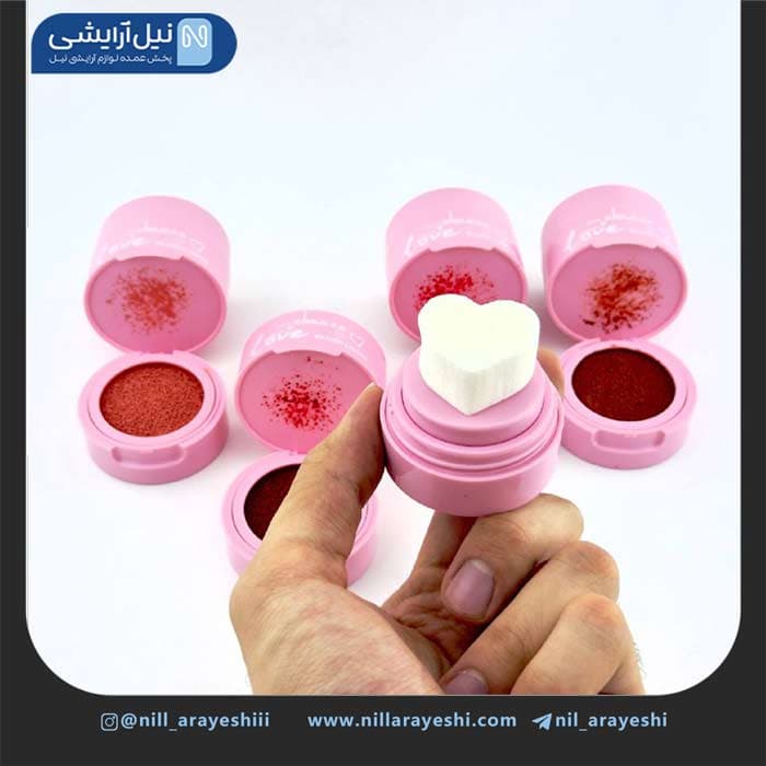 کوشن خیس رژگونه استمپی قلبی دوسه کد 1117