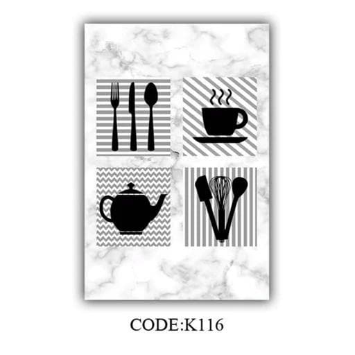 فرشینه | فرش چاپی برند حسن نیا آشپزخانه مخمل هازان طرح لوکسینو کدK116(پس کرایه)