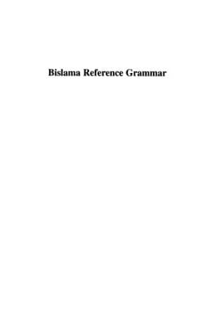 دانلود کتاب Bislama Reference Grammar (Oceanic Linguistics Special Publications)