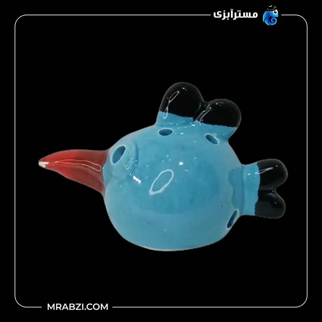 سفال رنگی انگری بردز آبی مدل mr55