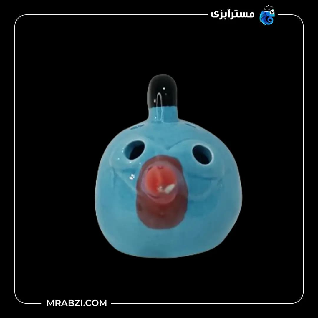 سفال رنگی انگری بردز آبی مدل mr55 — تصویر ۲