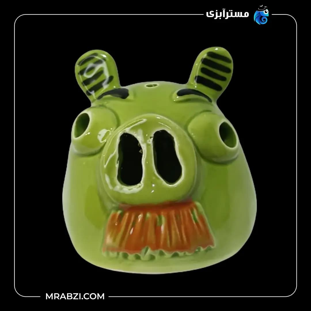 سفال رنگی خوک سیبیلو مدل mr61