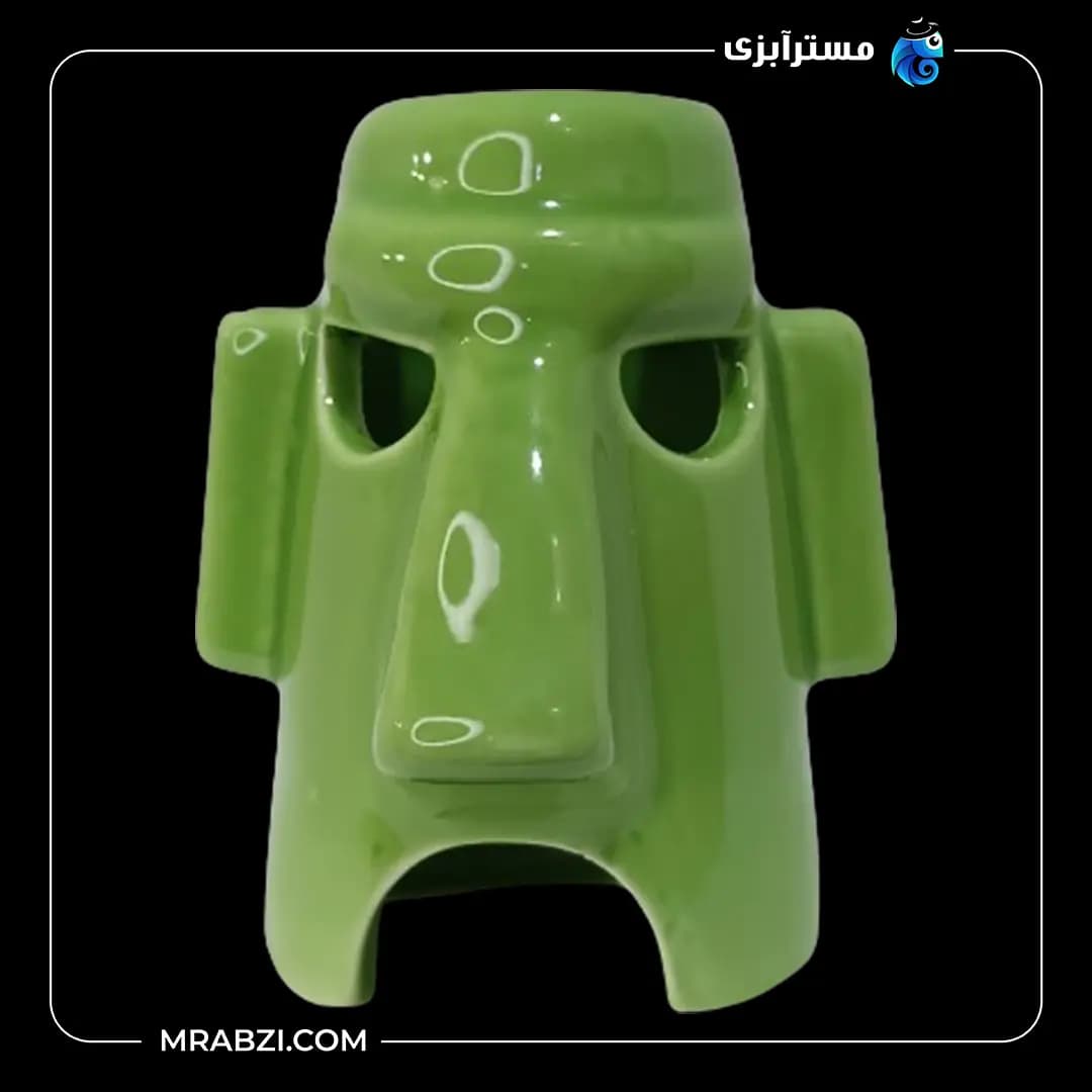 سفال رنگی صورتک بزرگ مدل mr11 — تصویر ۳