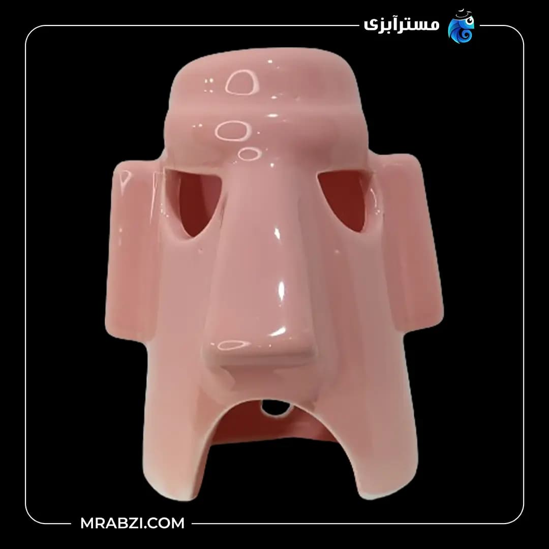 سفال رنگی صورتک بزرگ مدل mr11 — تصویر ۴