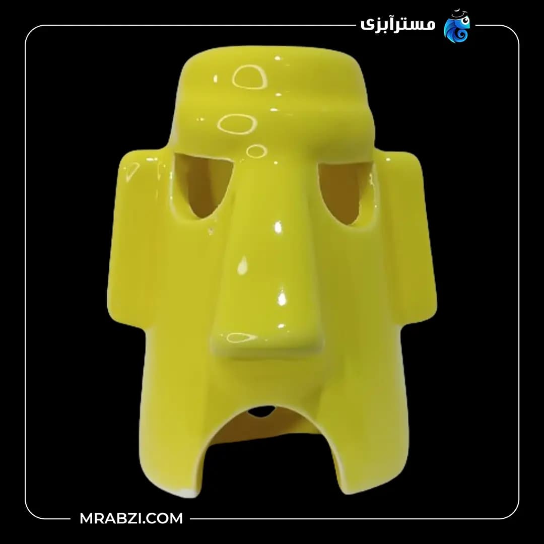سفال رنگی صورتک بزرگ مدل mr11