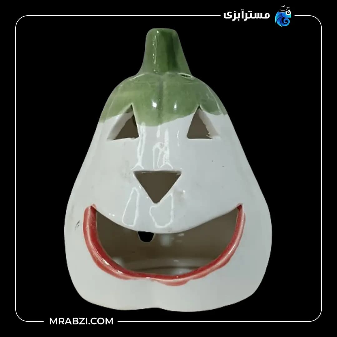سفال رنگی کدو بزرگ مدل mr33 — تصویر ۳