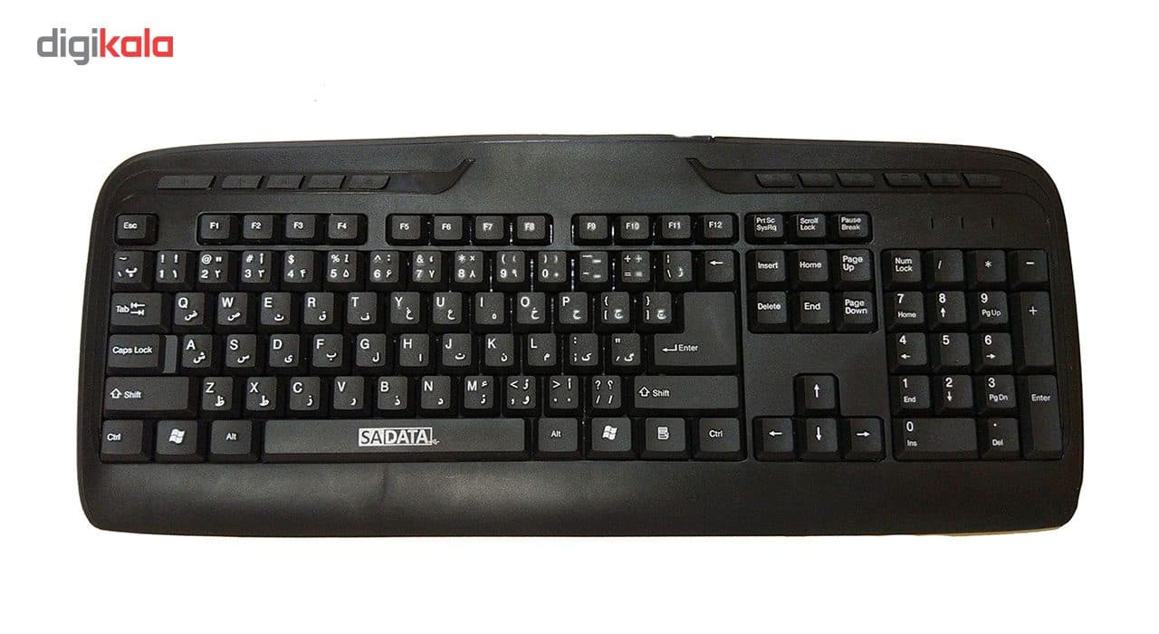 کیبورد و ماوس بیسیم سادیتا مدل SKM-1554WL — تصویر ۲