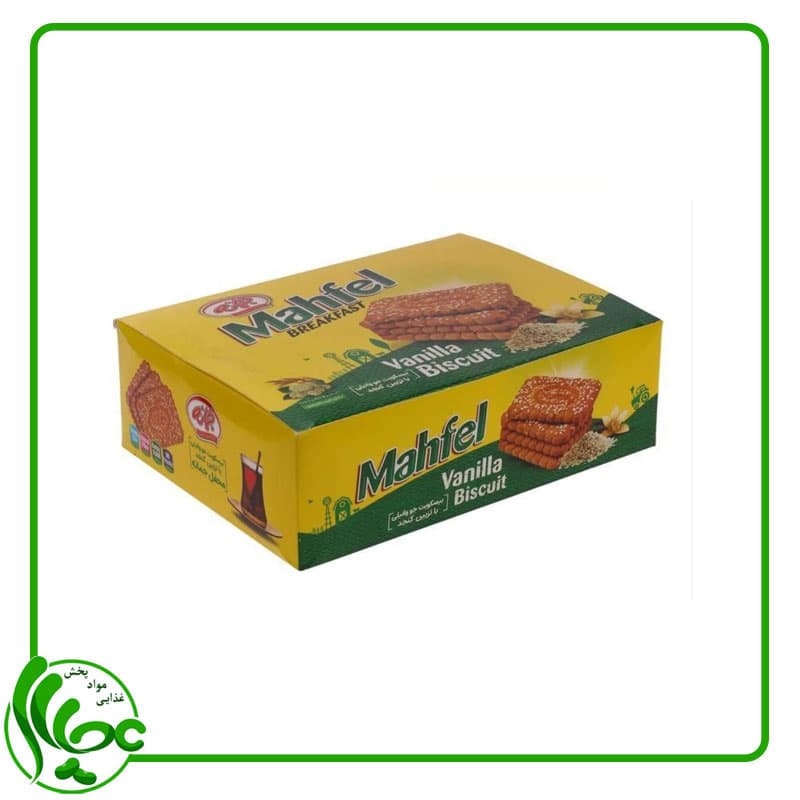 بیسکویت جو وانیلی محفل جمانه 480 گرمی