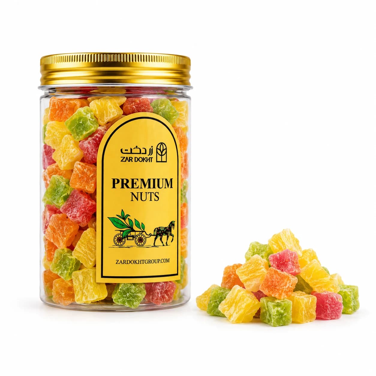 حبه آناناس ۴ رنگ 450 گرم