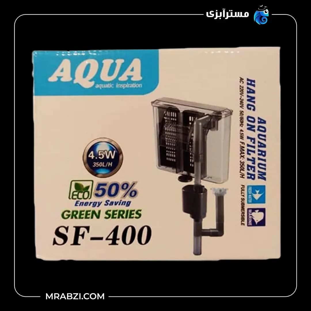 فیلتر تصفیه آب آکواریوم آکوا مدل SF-400 — تصویر ۲