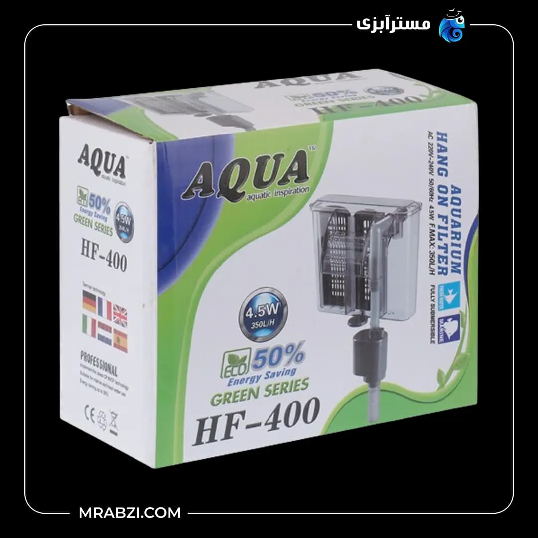 فیلتر خارجی هنگان آکواریوم آکوا مدل HF-400 — تصویر ۲