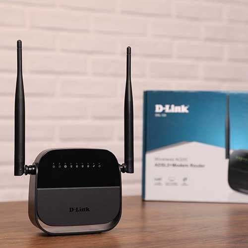 مودم ADSL D-Link 124 دو آنتن 4 پورت گارانتی 3 ساله آونگ — تصویر ۲