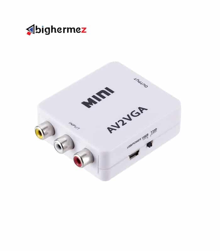 تبدیل AV به VGA دیتکس مدل mini
