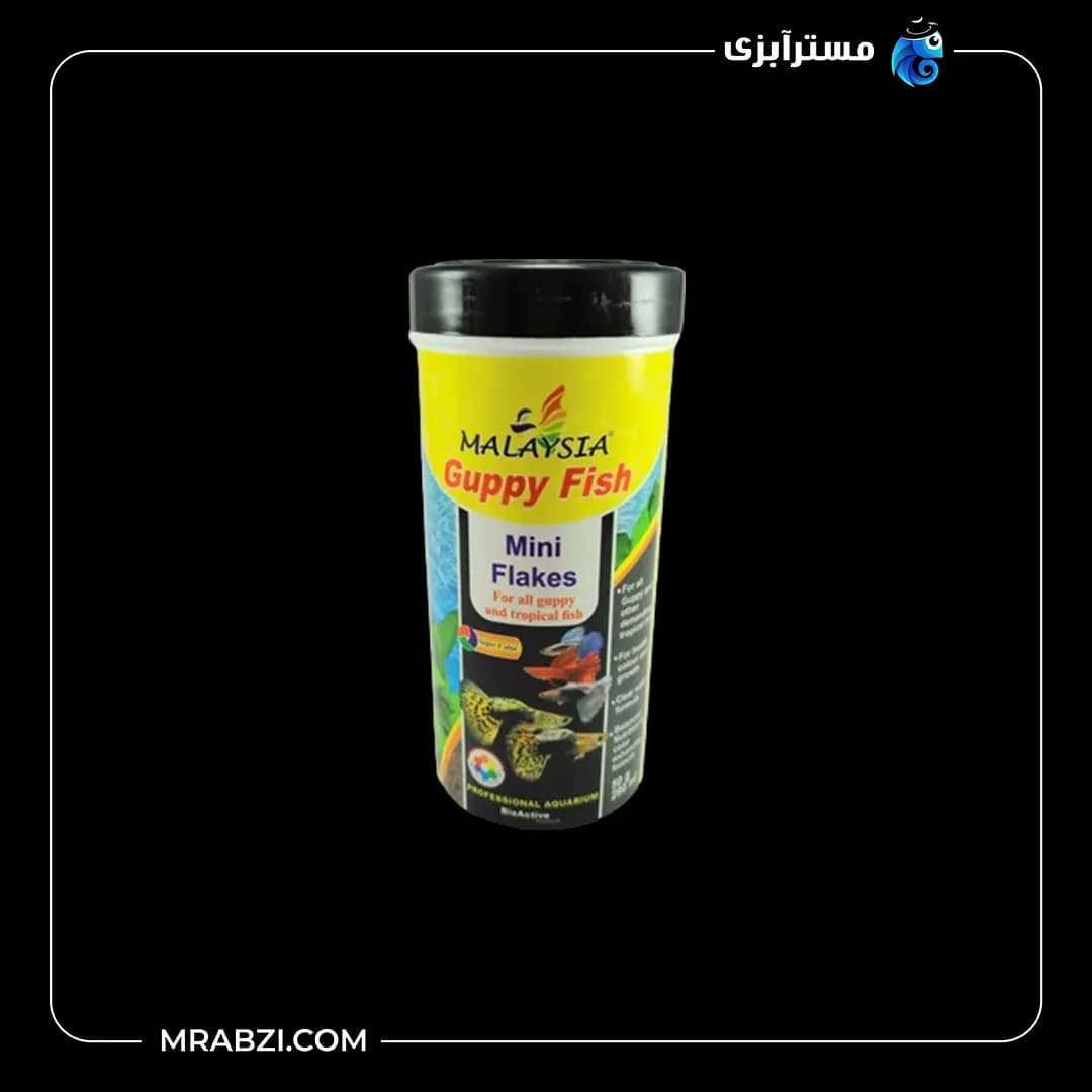 غذای ماهی مالزی مدل Guppy fish وزن 50 گرم