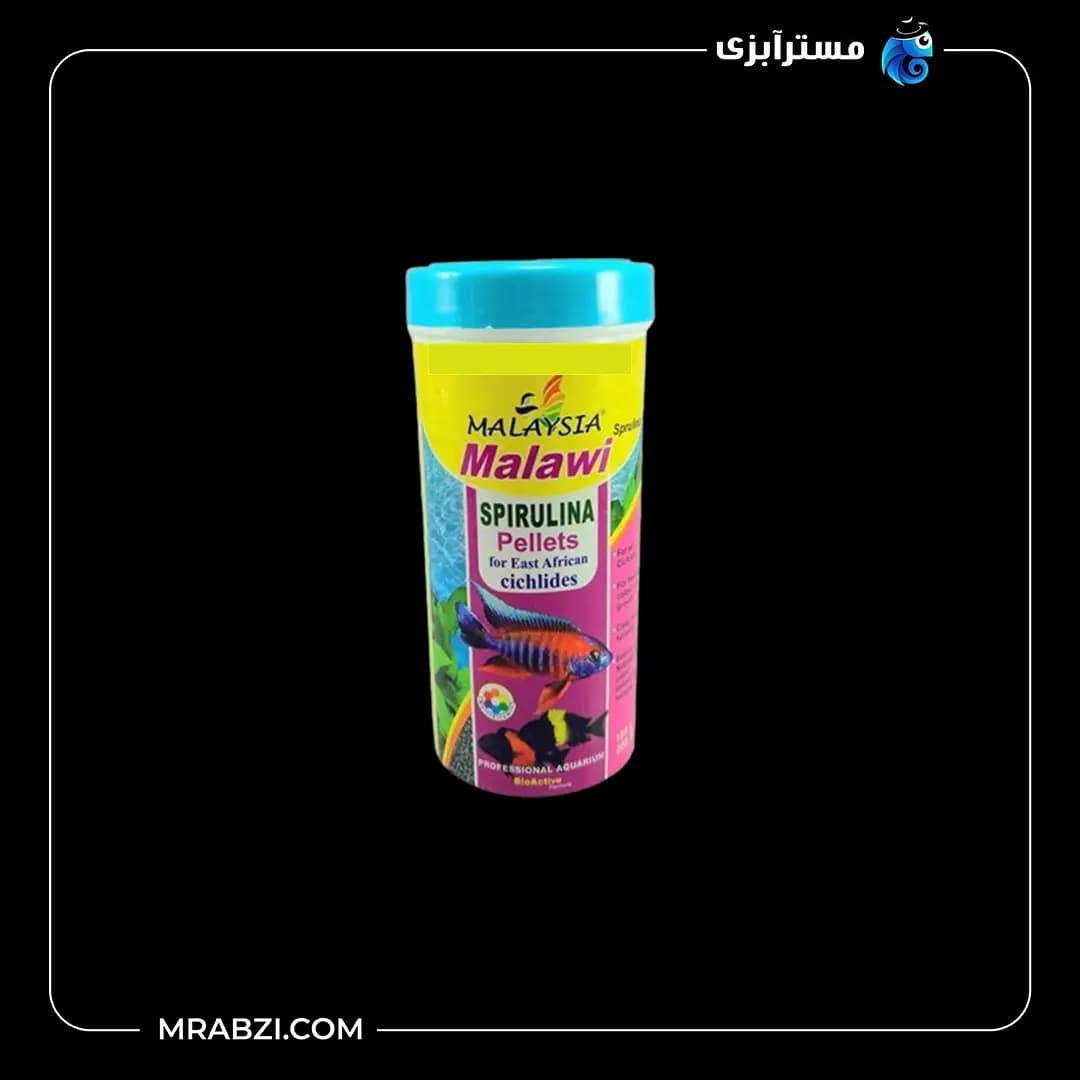 غذای ماهی مالزی مدل مالاوی اسپرولینا 80 گرم
