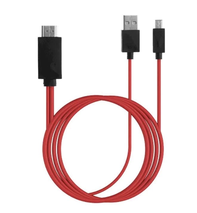 تبدیل میکرو به HDMI HDTV 1080P 2 متری Kaiser MHL Galaxy S5 — تصویر ۴