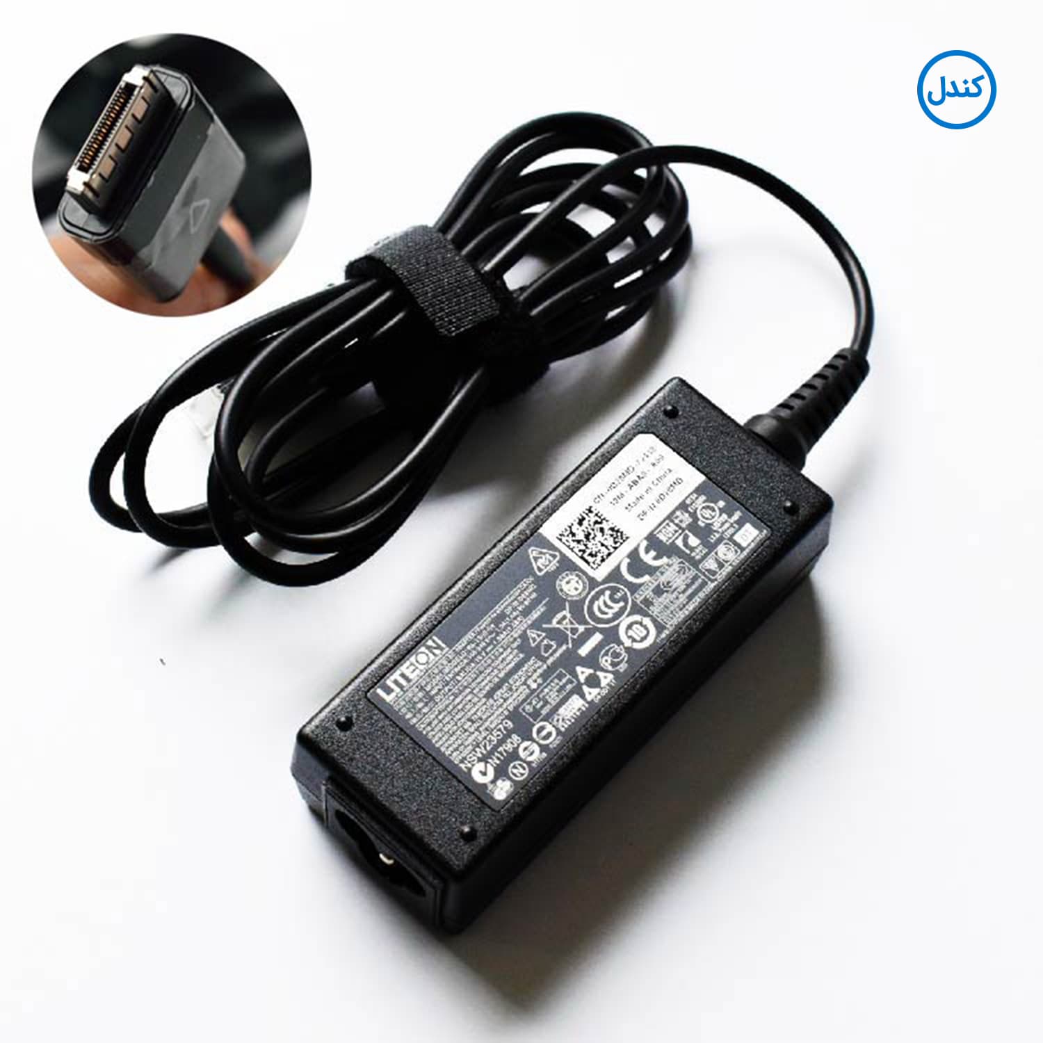 شارژر تبلت venue 11 – DELL Latitude 10 مدل 19V AC Adapter 1.58A D28MD — تصویر ۲