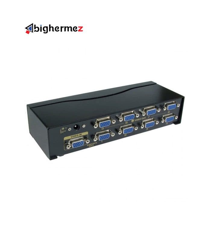 اسپلیتر 1 به 8 VGA پی نت 200MHZ مدل VGA-2008 — تصویر ۲