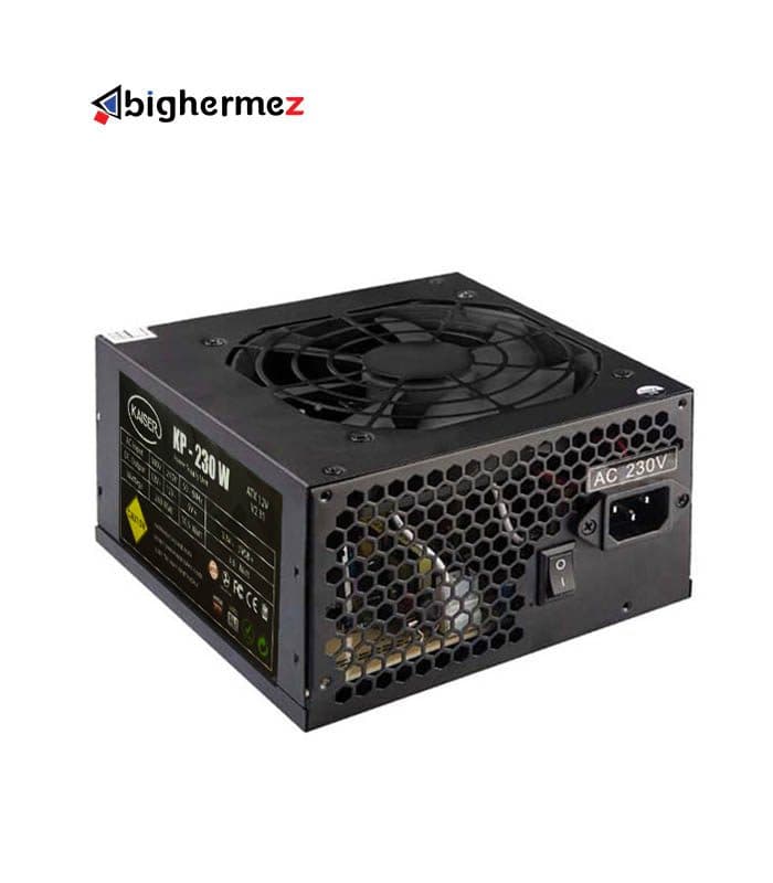 منبع تغذیه کامپیوتر کایزر 230 وات به همراه کابل برق مدل KP-230 — تصویر ۴