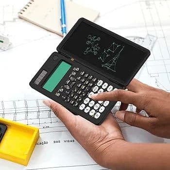 ماشین حساب مهندسی با کاغذ دیجیتال اورجینال برند گرین لاین Green Lion — تصویر ۲
