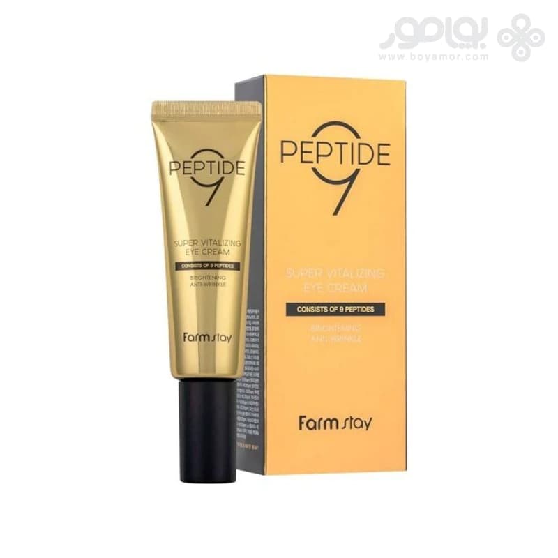 کرم ضد چروک دور چشم فارم استی مدل 9 PEPTIDE — تصویر ۲