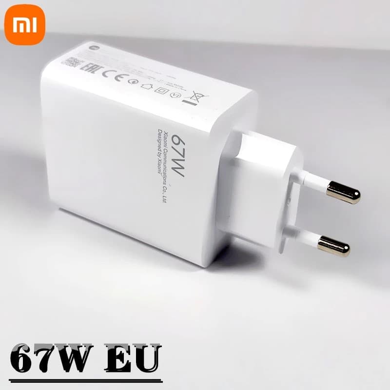 آداپتورشارژ با کابل Type- C سوپرفست QC3.0 شيائومي 67 W اورجینال — تصویر ۳