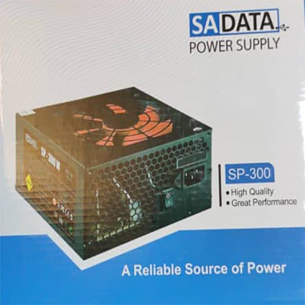 منبع تغذیه کامپیوتر رد مدل 300 وات مدل SP-300W به همراه کابل برق — تصویر ۳