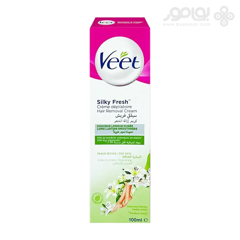 موبر ویت مدل SILKY SMOOTH مناسب پوست خشک حجم 100 میل