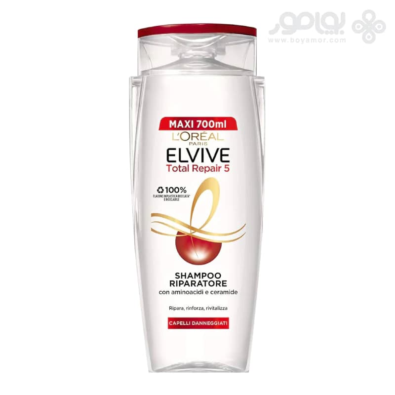 شامپو ترمیم کننده لورال ELVIVE مدل TOTAL REPAIR 5 حجم 700 میل
