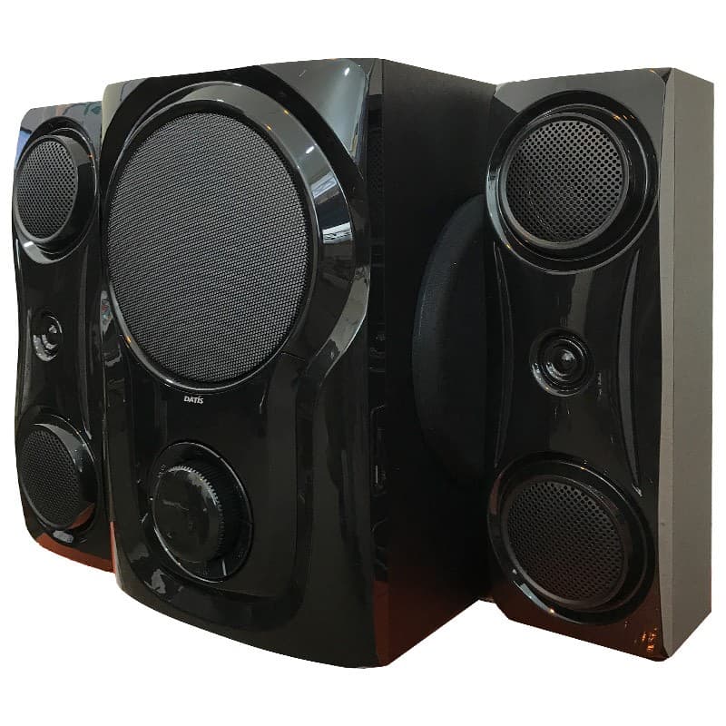 اسپیکر 3 تکه بلوتوث فلش مموری ریموت AC Datis TS-2116-U Max — تصویر ۲