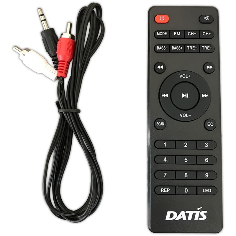 اسپیکر 3 تکه بلوتوث فلش مموری ریموت AC Datis GS-325-R — تصویر ۴