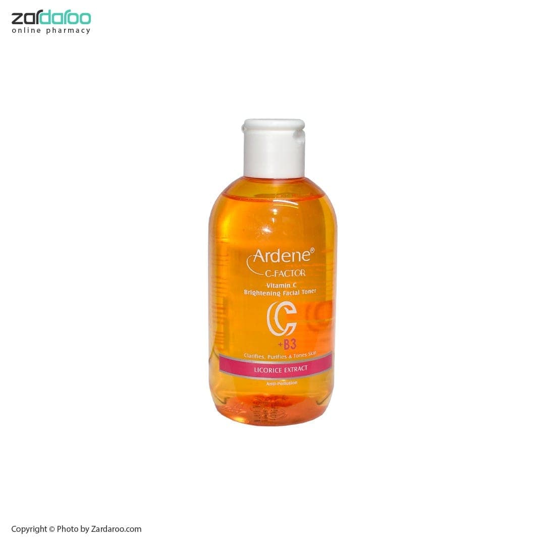 تونیک پاک کننده و شفاف کننده ویتامین C آردن سی فکتور Arden C Factor