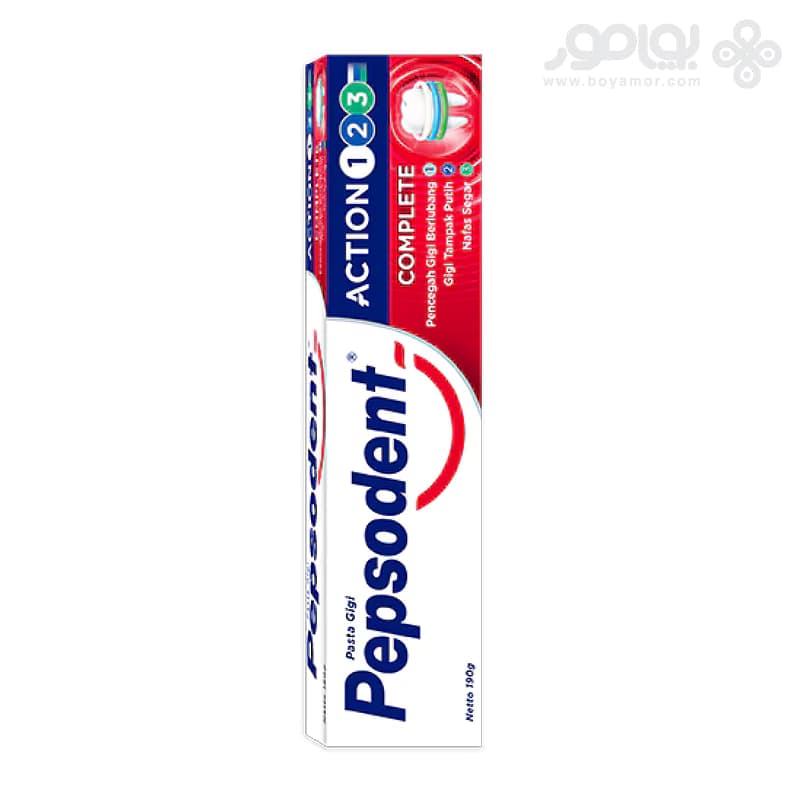 خمیر دندان گیاهی پپسودنت مدل COMPLETE PROTECTION وزن 114 گرم