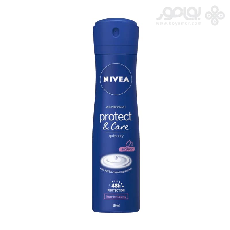 اسپری دئودورانت زنانه نیوا مدل PROTECT & CARE حجم 150 میل