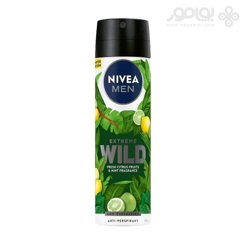 اسپری دئودورانت مردانه نیوا مدل EXTREME WILD حجم 150 میل