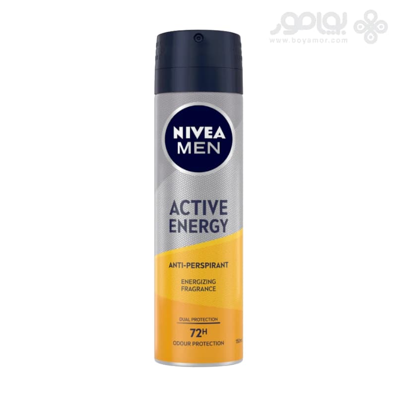 اسپری دئودورانت مردانه نیوا مدل ACTIVE ENERGY حجم 150 میل