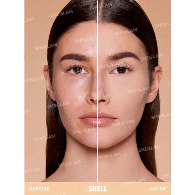 پنکیک شیگلم مدل SKIN FOCUS رنگ SHELL وزن 11 گرم — تصویر ۲