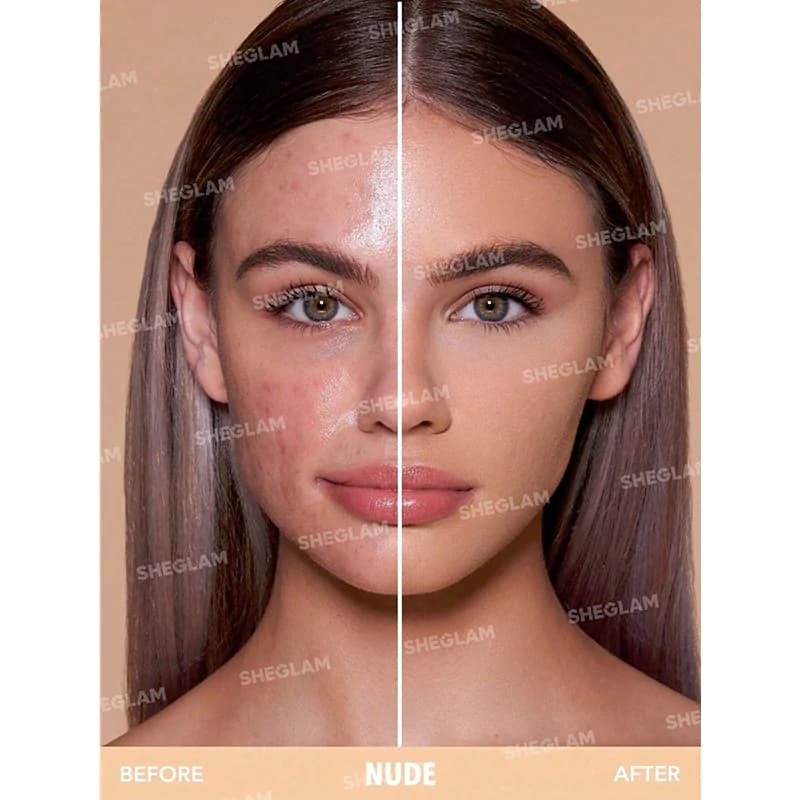 پنکیک شیگلم مدل SKIN FOCUS رنگ NUDE وزن 11 گرم — تصویر ۲