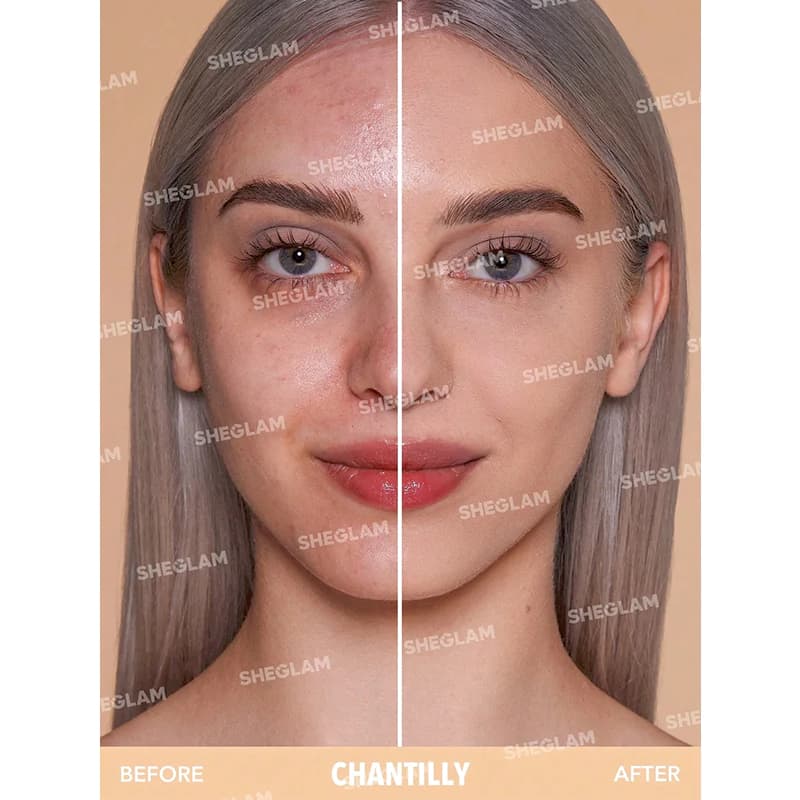 پنکیک شیگلم مدل SKIN FOCUS رنگ CHANTILLY وزن 11 گرم — تصویر ۲