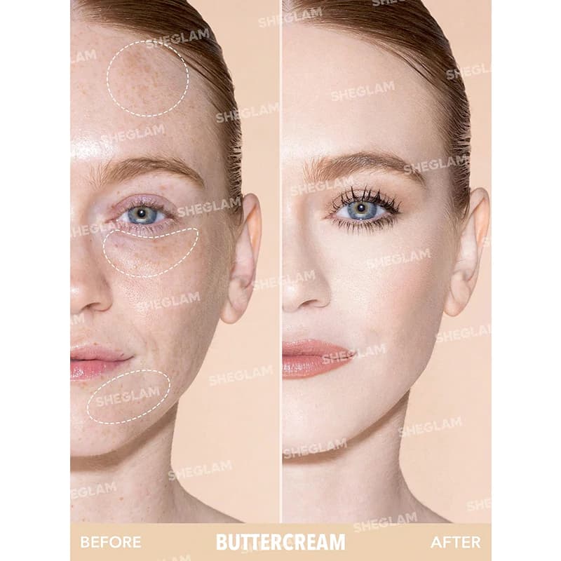 کانسیلر سر اسفنجی شیگلم مدل COMPLEXION BOOST رنگ BUTTERCREAM — تصویر ۲