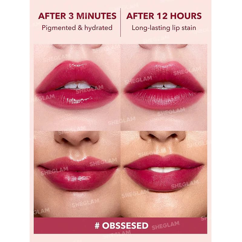 تینت لب شیگلم مدل TAKE A HINT رنگ OBSESSED — تصویر ۳